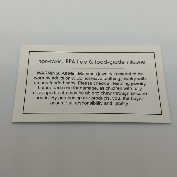 Marquise Flow (Marble) Teething Necklace - Picture 2 of 2